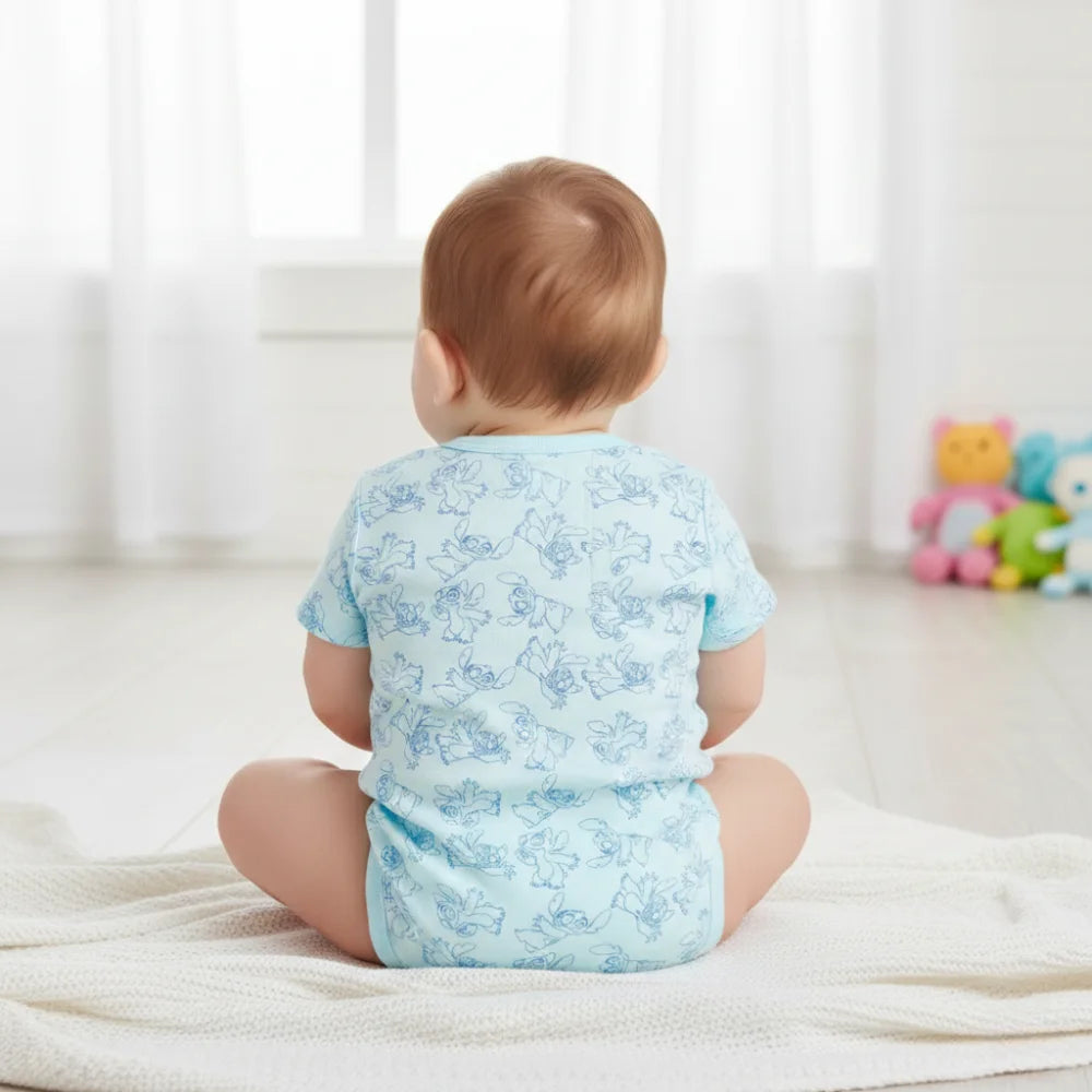 Disney Stitch Baby Jungen kurzarm Strampler Einteiler - WS-Trend.de