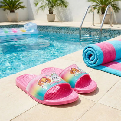 Paw Patrol Skye Everest - Sandalen Badeschuhe Rosa - WS-Trend.de Kinder Latschen