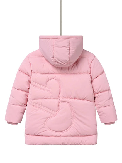 Glo-Story Kinder Mädchen Winterjacke Jacke mit Kapuze - WS-Trend.de Gr. 104-158