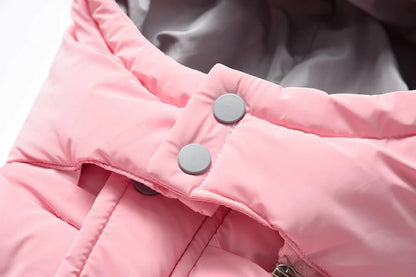 Glo-Story Kinder Mädchen Winterjacke Jacke mit Kapuze - WS-Trend.de Gr. 104-158