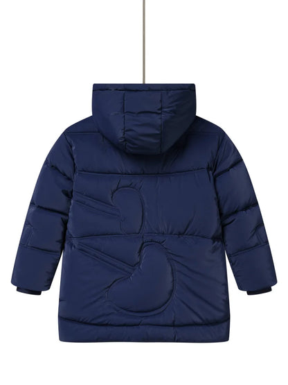 Glo-Story Kinder Mädchen Winterjacke Jacke mit Kapuze - WS-Trend.de Gr. 104-158