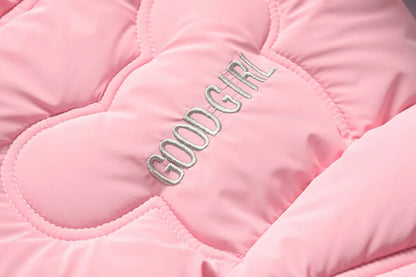 Glo-Story Kinder Mädchen Winterjacke Jacke mit Kapuze - WS-Trend.de Gr. 104-158