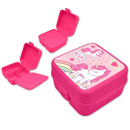Sweet Einhorn Unicorn 2tlg. Lunch Set Brotdose plus Trinkflasche 500 ml - WS-Trend.de