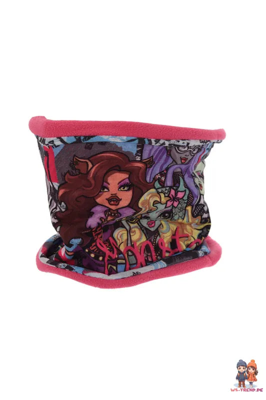Monster High Girls 3tlg Set Kinder Mütze Wintermütze Handschuhe Loop - WS-Trend.de 52 54