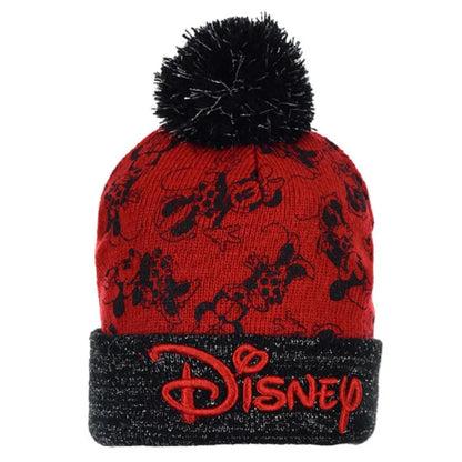 Disney Minnie Maus 2 teiliges Set Kinder Herbst Wintermütze plus Handschuhe - WS-Trend.de