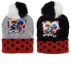 Miraculous Ladybug Cat Noir Kinder Herbst Wintermütze Bommelmütze