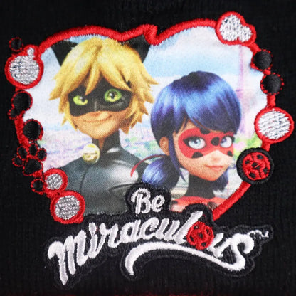 Miraculous Ladybug Cat Noir Kinder Herbst Wintermütze Bommelmütze - WS-Trend.de 52 54