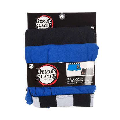 Anime Demon Slayer Jungen 2-er Pack Boxershorts Unterhose - WS-Trend.de Gr. 140 bis 172