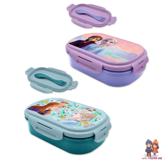 Disney Die Eiskönigin Anna Elsa 2 tlg Kinder Set Brotdose plus Göffel - WS-Trend.de