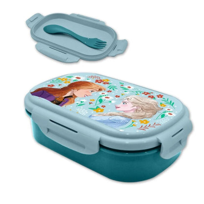 Disney Die Eiskönigin Anna Elsa 2 tlg Kinder Set Brotdose plus Göffel - WS-Trend.de