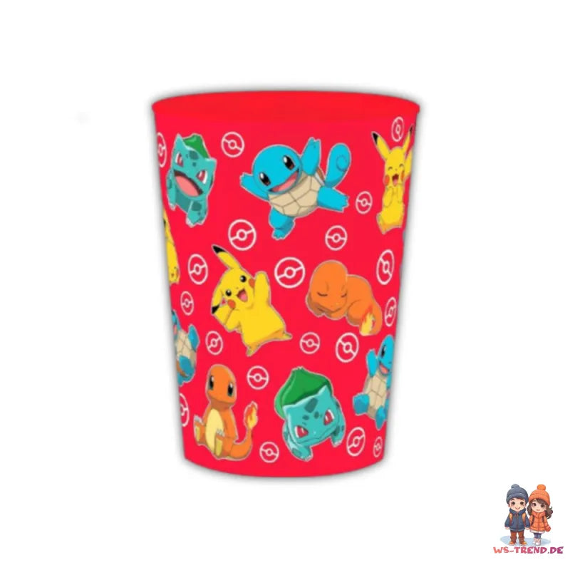 Pokemon Pikachu und Freunde Kinder 3 teiliges Set Teller Schüssel Becher - WS-Trend.de