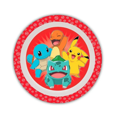 Pokemon Pikachu und Freunde Kinder 3 teiliges Set Teller Schüssel Becher - WS-Trend.de