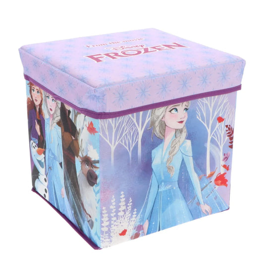 Disney Die Eiskönigin Kinder Spielzeugkorb mit Deckel 30x30x30 cm - WS-Trend.de