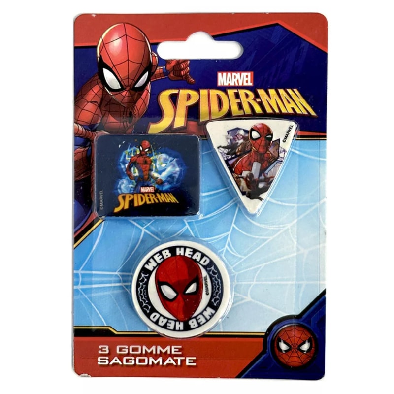 Marvel Spiderman 7 teiliges Schulset Kinder Rucksack Stifte A4 Block Radiergummi - WS-Trend.de