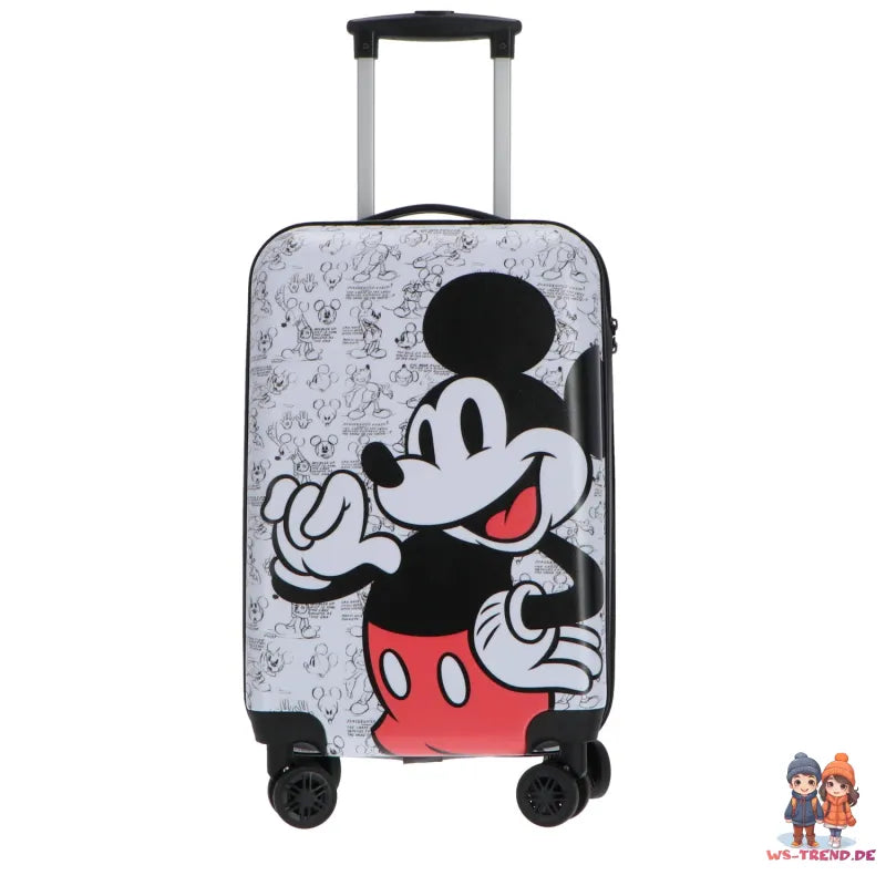 Disney Mickey Maus 2 tlg Set Mädchen Trolley Kinderkoffer Strandtuch 70x140 cm - WS-Trend.de