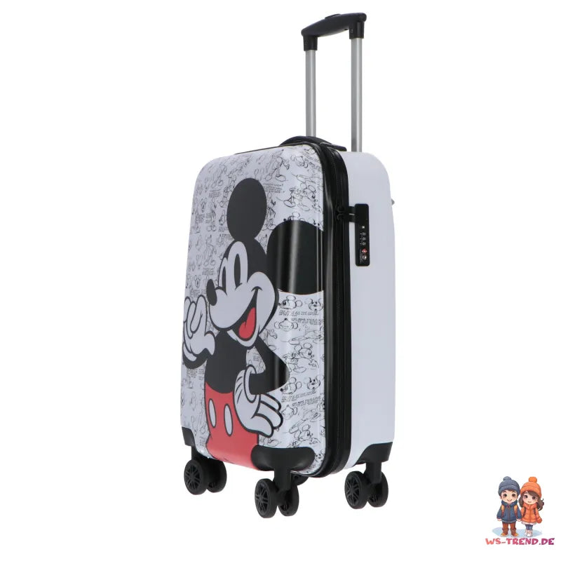 Disney Mickey Maus 2 tlg Set Mädchen Trolley Kinderkoffer Strandtuch 70x140 cm - WS-Trend.de