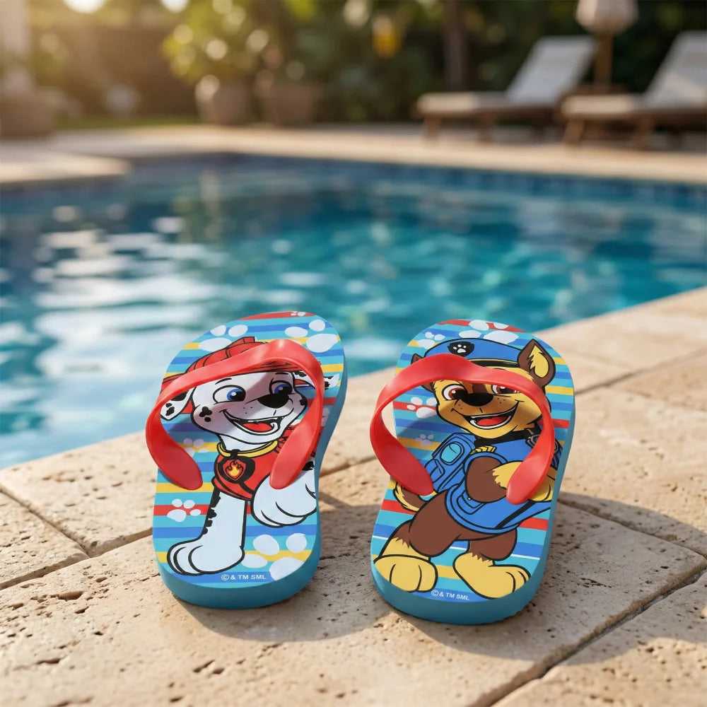 Paw Patrol Chase Kinder Flip Flops Zehentrenner Sandalen Latschen - WS-Trend.de