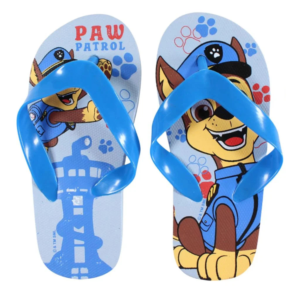 Paw Patrol Chase Kinder Flip Flops Zehentrenner Sandalen Latschen - WS-Trend.de