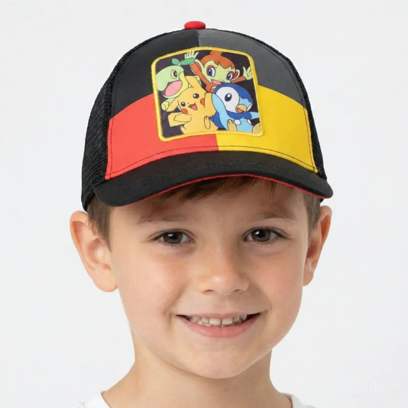 Pokemon Pikachu Jungen Basecap Baseball Kappe Truckercap - WS-Trend.de Mütze 54-56