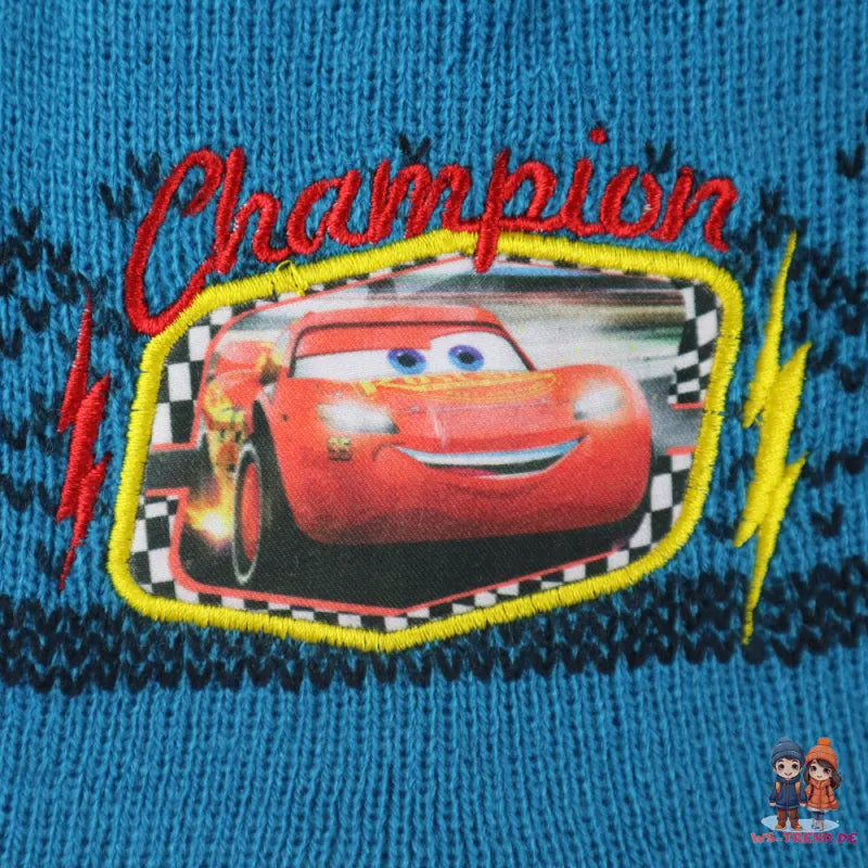 Cars Lightning McQueen Kinder Herbst Wintermütze plus Handschuhe - WS-Trend.de