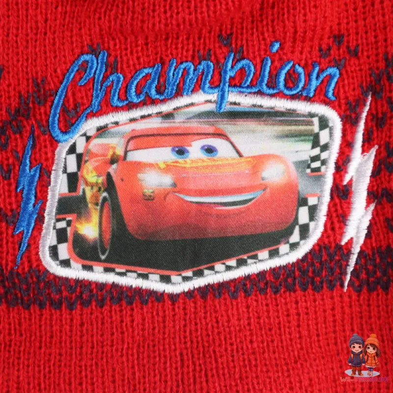 Cars Lightning McQueen Kinder Herbst Wintermütze plus Handschuhe - WS-Trend.de