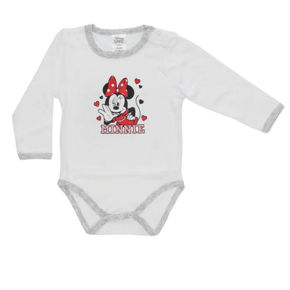 Disney Minnie Maus Baby 2er Pack langarm Body Strampler - WS-Trend.de Gr. 62 - 92
