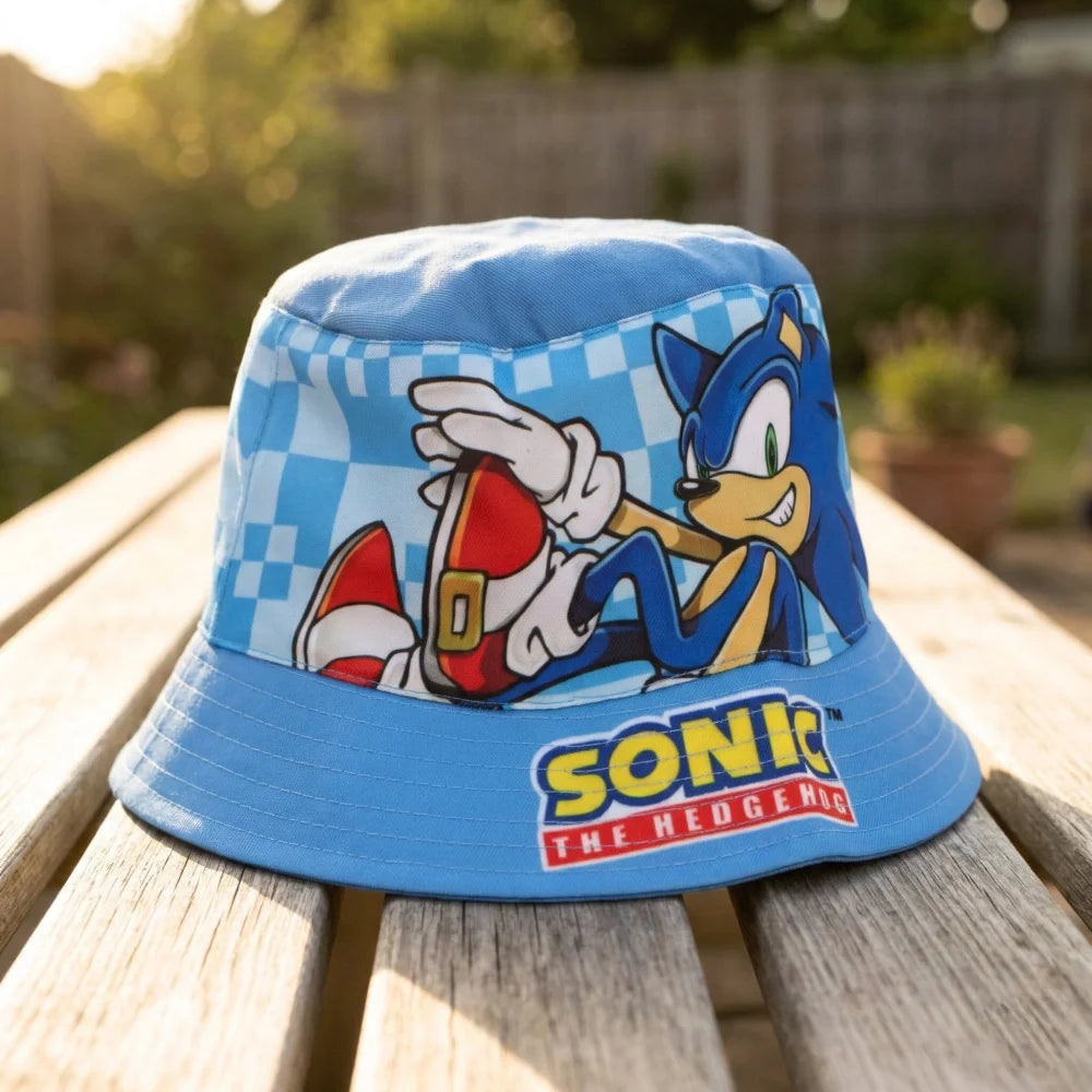 Sonic The Hedghog Kinder Jungen Fischermütze Fischerhut Hut Sommerhut Gr. 54 - WS-Trend.de