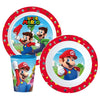 Super Mario und Luigi Kinder Geschirr-Set 3 teilig Becher Teller Schüssel