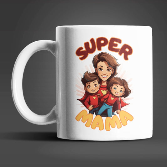Super MAMA Kaffeetasse Teetasse Tasse Geschenkidee Geschenk - WS-Trend.de
