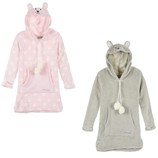 Teddy Bär Kinder Fleece Schlafanzug Pyjama Hausanzug - WS-Trend.de 104-152 kuschlig warm