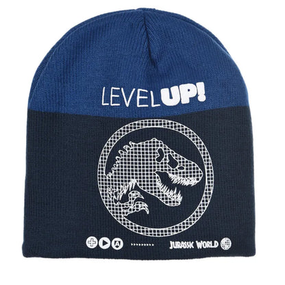 Jurassic World Dinosaurier Dino Kinder Herbst Wintermütze mit Loop Snood - WS-Trend.de 52 54