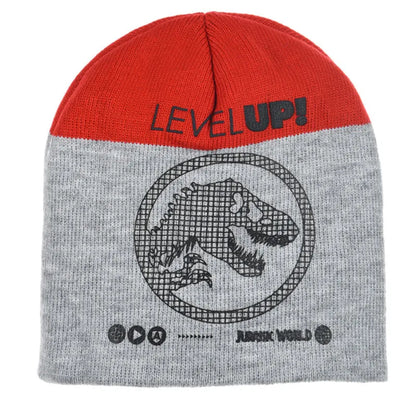 Jurassic World Dinosaurier Dino Kinder Herbst Wintermütze mit Loop Snood - WS-Trend.de 52 54