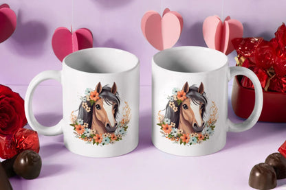 Süße Pferde Kaffeetasse Teetasse Tasse Geschenkidee - WS-Trend.de Geschenk 330 ml
