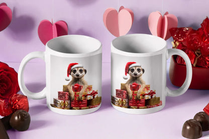 Erdmännchen Geschenke Weihnachten Kaffeetasse Teetasse Tasse Geschenkidee 330 ml - WS-Trend.de