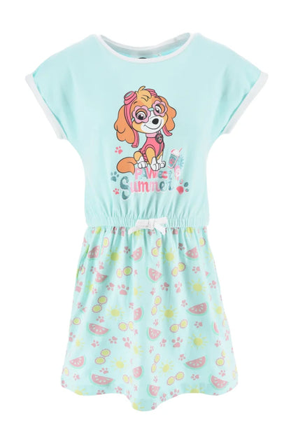 Paw Patrol Skye Kinder Mädchen kurzarm Kleid - WS-Trend.de 98-116 100% Baumwolle
