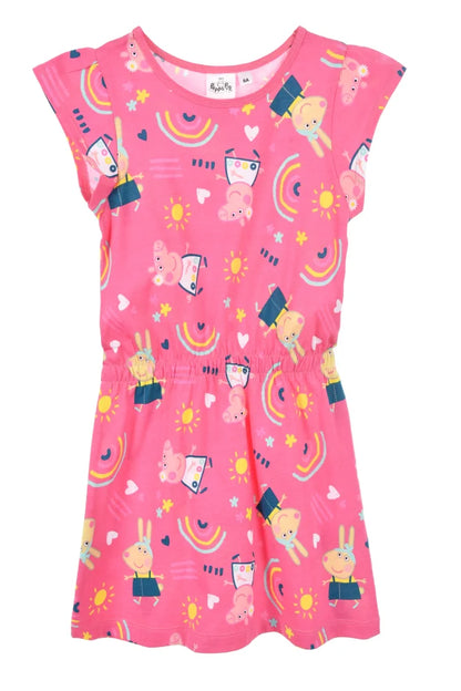 Peppa Wutz Pig Kinder Mädchen Sommerkleid Kleid - WS-Trend.de 98 - 116 Baumwolle