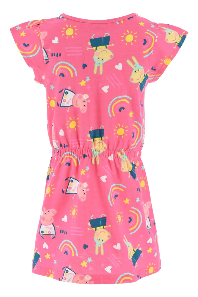 Peppa Wutz Pig Kinder Mädchen Sommerkleid Kleid - WS-Trend.de 98 - 116 Baumwolle