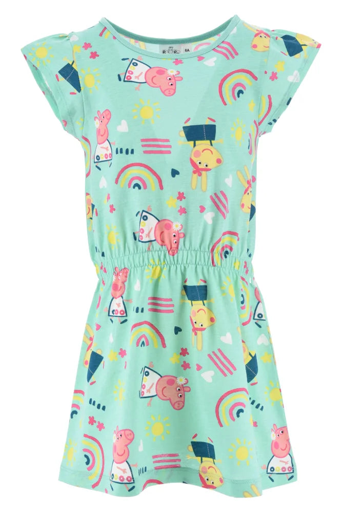 Peppa Wutz Pig Kinder Mädchen Sommerkleid Kleid - WS-Trend.de 98 - 116 Baumwolle