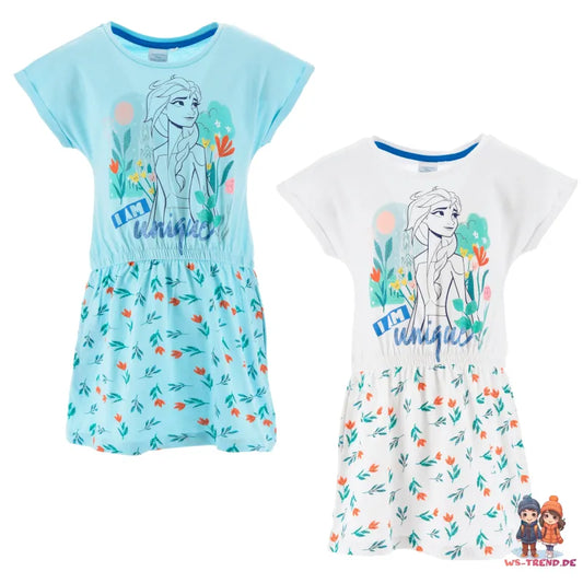 Disney Die Eiskönigin Elsa Kinder Kleid Sommerkleid - WS-Trend.de 98-128 100% Baumwolle