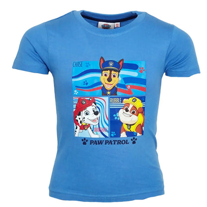 Paw Patrol Chase Rubble Marshall Kinder Jungen T-Shirt - WS-Trend.de