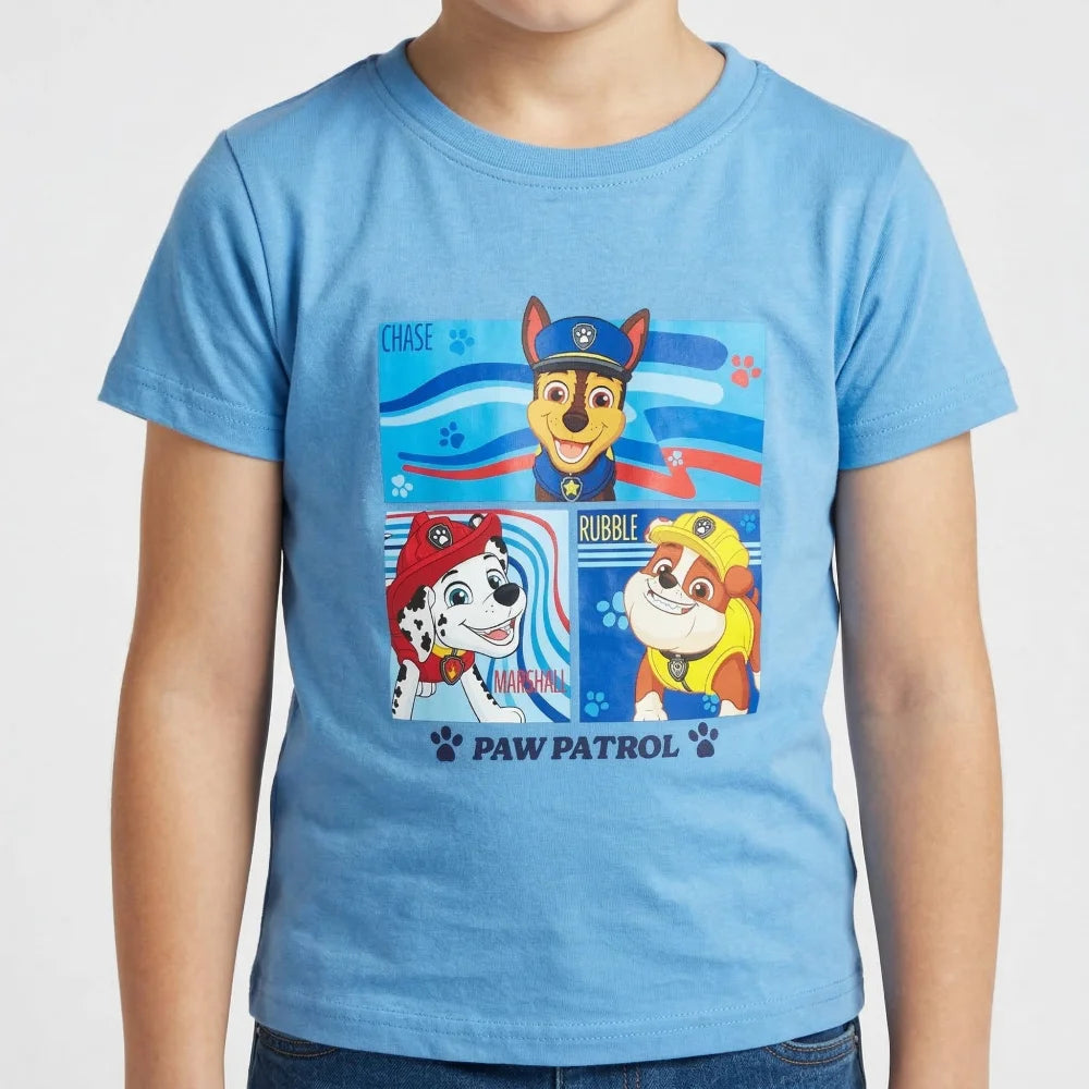 Paw Patrol Chase Rubble Marshall Kinder Jungen T-Shirt - WS-Trend.de