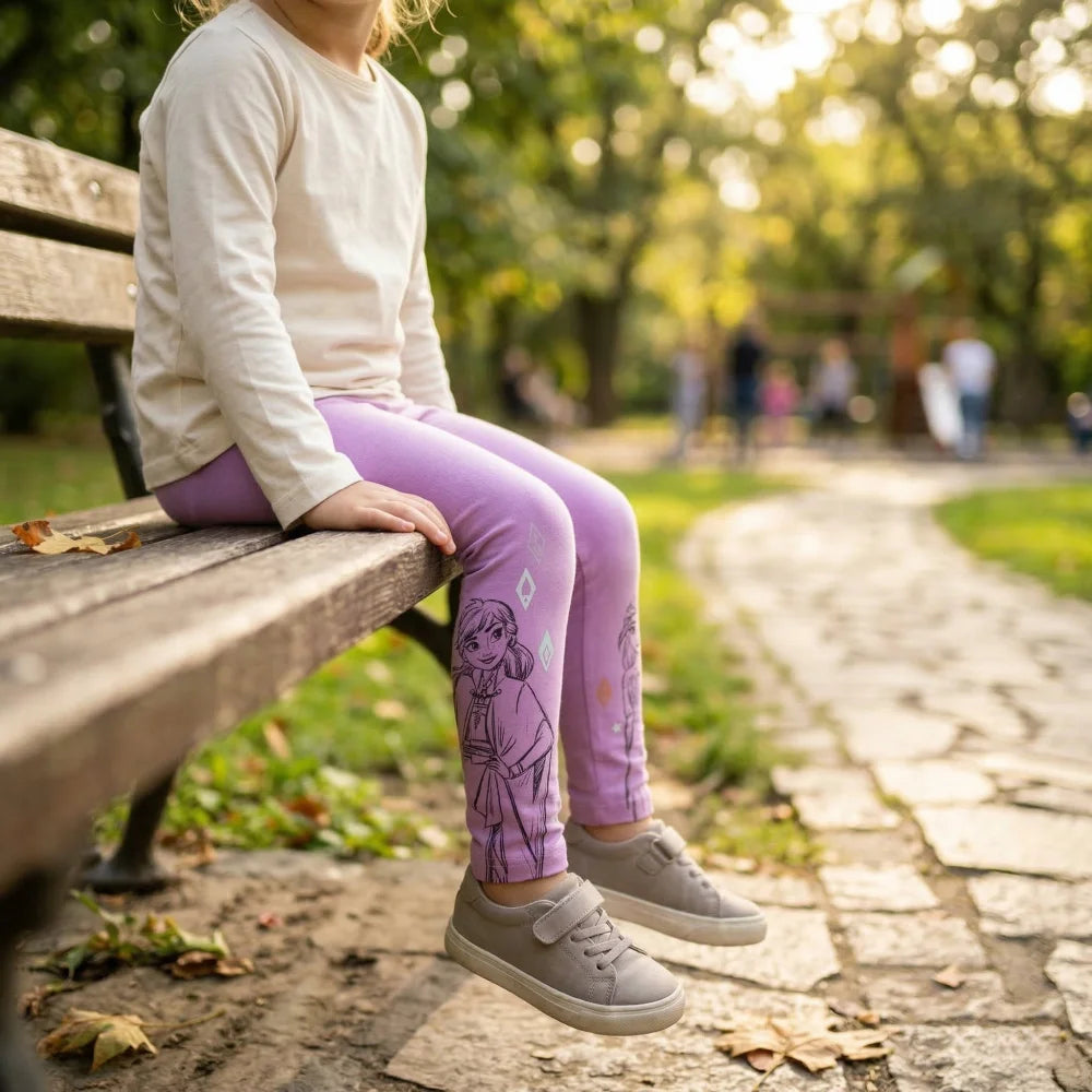 Disney Die Eiskönigin Anna Elsa Kinder Leggings Sporthose - WS-Trend.de 2 Mädchen