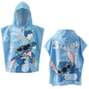 Disney Lilo Stitch Kinder Mädchen Mikrofaser Poncho Badetuch 55x110 cm