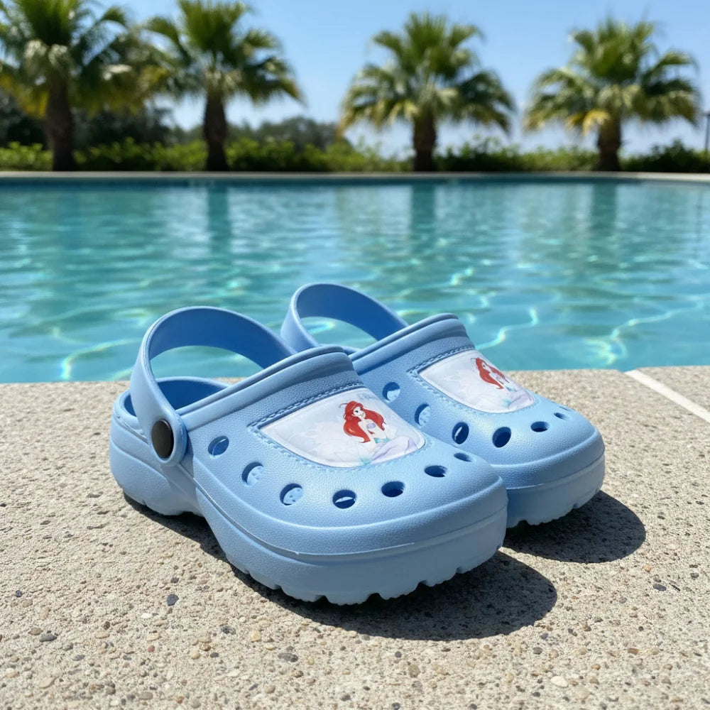 Disney Arielle Meerjungfrau Kinder Mädchen Clogs Badeschuhe Latschen - WS-Trend.de