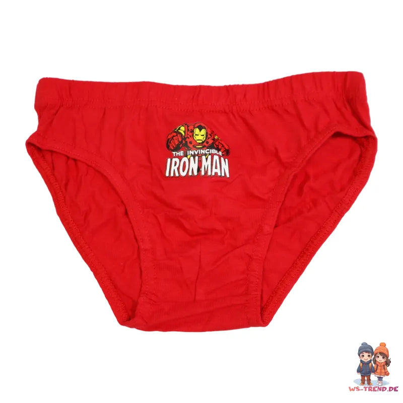Marvel Avengers 3er Pack Slips Kinder Jungen Unterwäsche Hulk Iron Man - WS-Trend.de Baumwolle