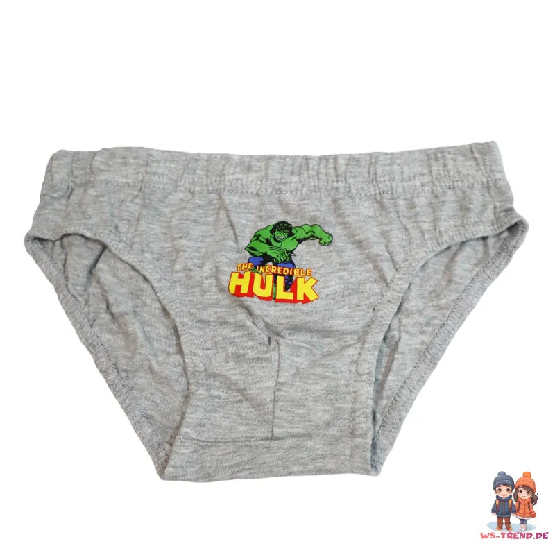 Marvel Avengers 3er Pack Slips Kinder Jungen Unterwäsche Hulk Iron Man - WS-Trend.de Baumwolle