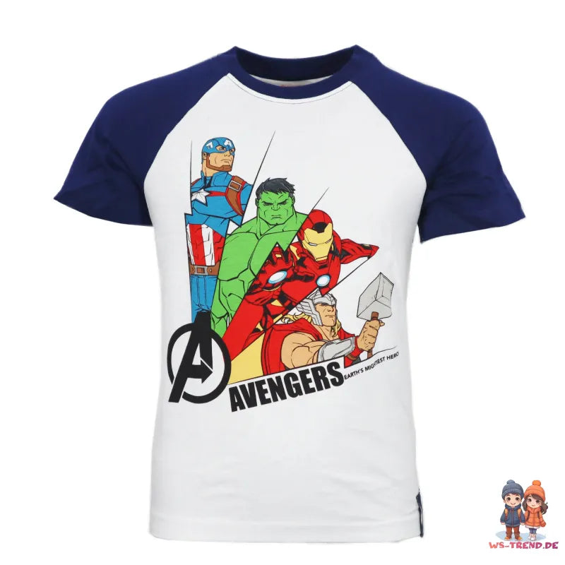 Marvel Avengers Hulk Iron Man Kinder Sommerset Shorts plus T-Shirt - WS-Trend.de