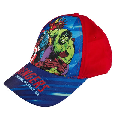Marvel Avengers Hulk Iron Man Jungen Basecap Baseball Kappe Mütze - WS-Trend.de Gr. 52 - 54