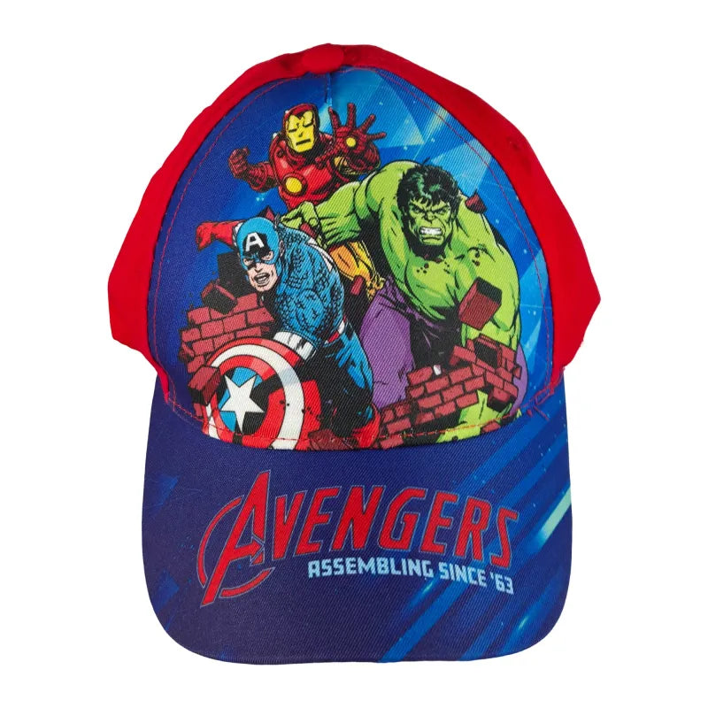 Marvel Avengers Hulk Iron Man Jungen Basecap Baseball Kappe Mütze - WS-Trend.de Gr. 52 - 54