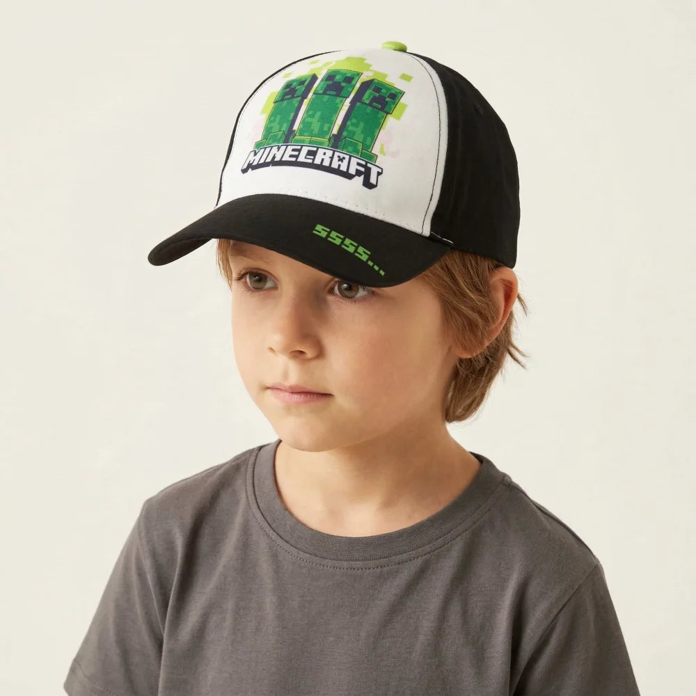 Minecraft Creeper - Basecap Baseball Kappe - WS-Trend.de Steve Alex Zombie Mütze Jungen